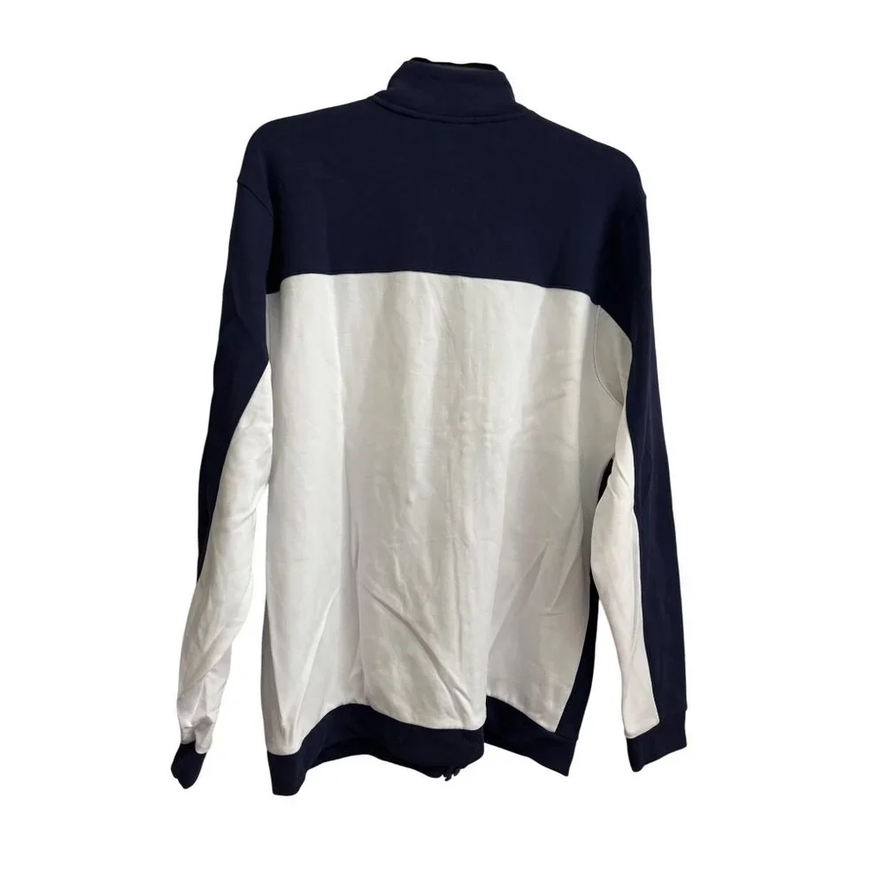 Under Armour Notre Dame Full-Zip Jacket 2XL Navy & White Sports Fan Gear - Picture 2 of 6